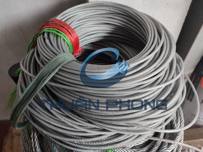 Hình ảnh dây cáp thép bọc nhựa 8mm của Thuận Phong