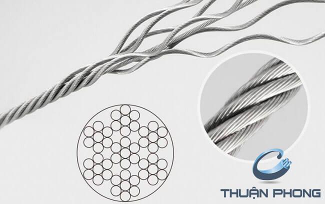 Lõi cáp được bện với nhau theo cấu trúc xác định nên chịu lực tốt