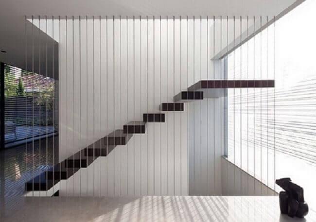 Cầu thang dây cáp phù hợp với nhà duplex