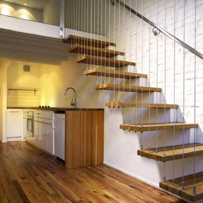 Cầu thang dây cáp phù hợp với mọi loại không gian