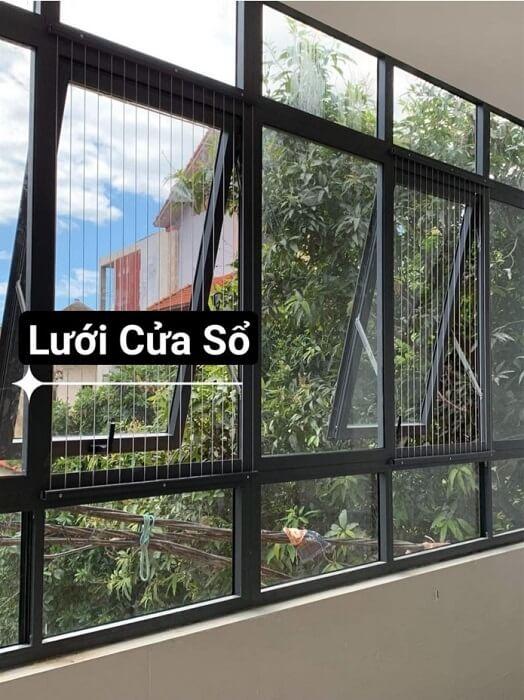 Lưới cửa sổ tạo không gian thanh lịch cho ngôi nhà 