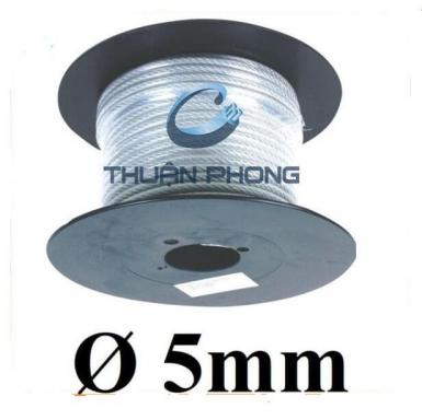 Dây cáp bọc nhựa 5mm