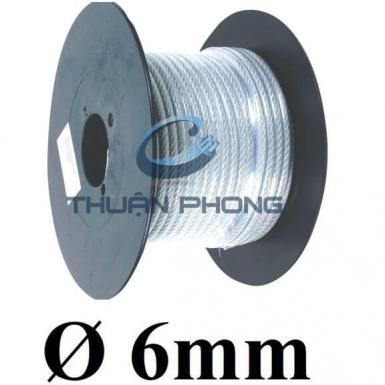 Dây cáp bọc nhựa 6mm