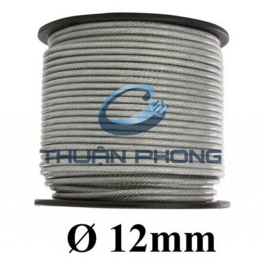 Dây cáp bọc nhựa 12mm